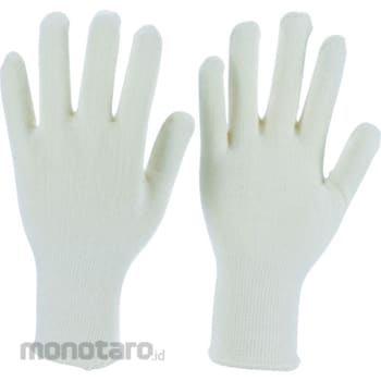 knit leather gloves