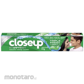 green close up toothpaste